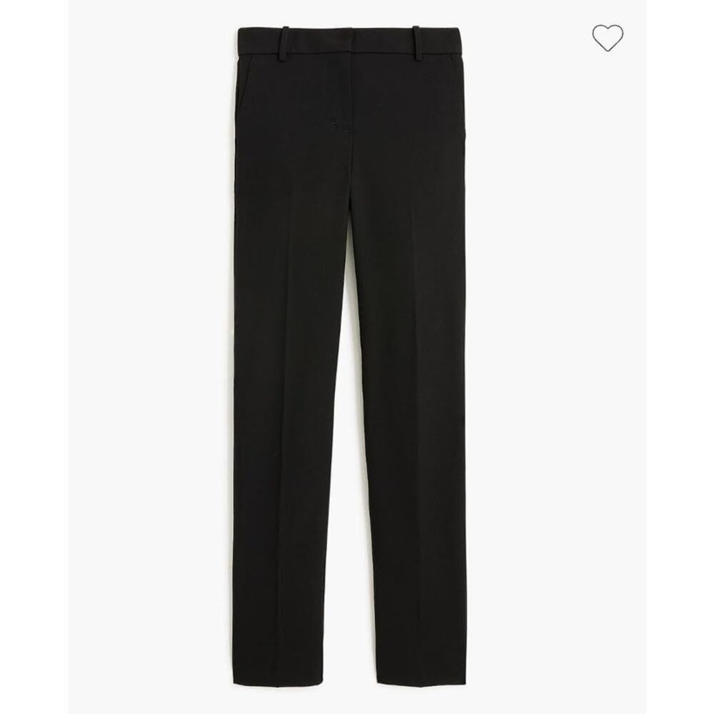 J. Crew Black Straight Leg Trousers
